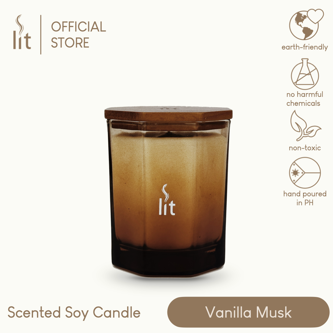 Scented Candle Vanilla Musk 5oz